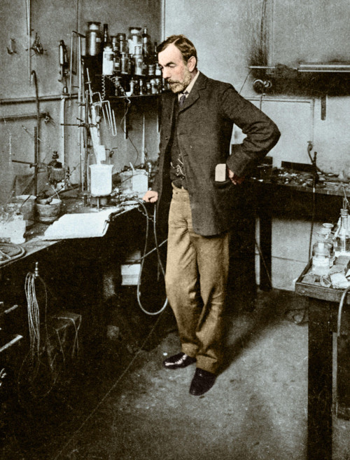 Schottischer Chemiker William Ramsay (1852-1916)