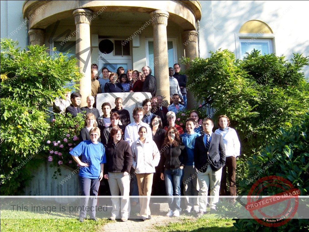 Gruppenbild Institutsmitarbeiter unter Nicolaus von Wirén